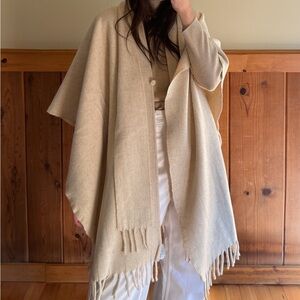 Vintage Cream Poncho